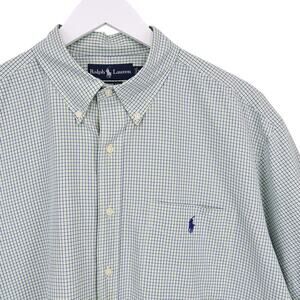 Polo Ralph Lauren Men's Classic Fit Short Sleeve Plaid Button Down Shirt Size XL